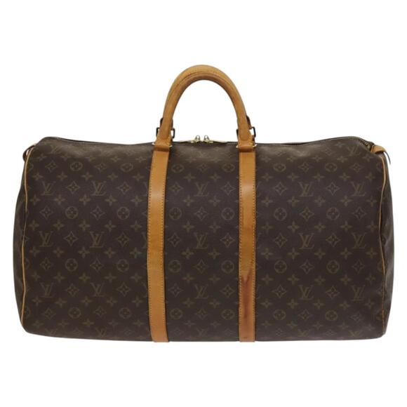 LOUIS VUITTON Monogram Keepall 55 Boston Bag M41424 - Picture 13 of 16